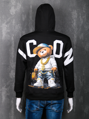 Hoodie Flex-Style – Gold Bear Hustle