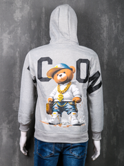 Hoodie Flex-Style – Gold Bear Hustle