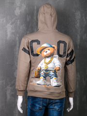 Hoodie Flex-Style – Gold Bear Hustle