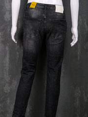 Icon2 – Distressed Black Denim