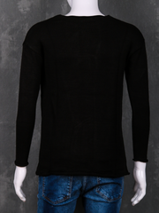 Raw Edge Knit Pullover – Lagos