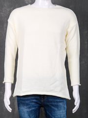 Raw Edge Knit Pullover – Lagos