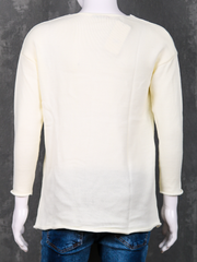 Raw Edge Knit Pullover – Lagos