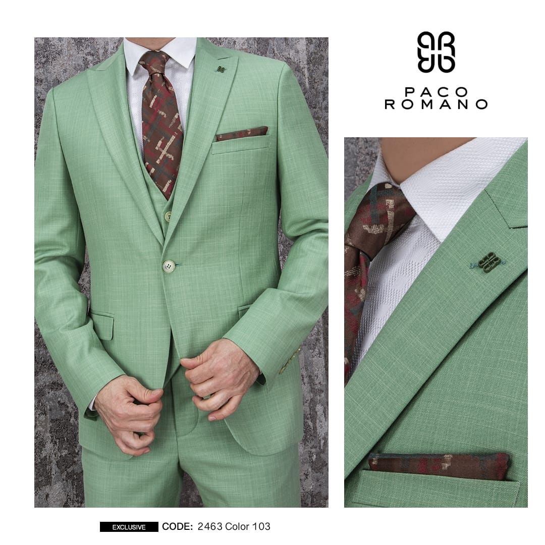Paco Romano Anzug Grün – Elegant und Modern