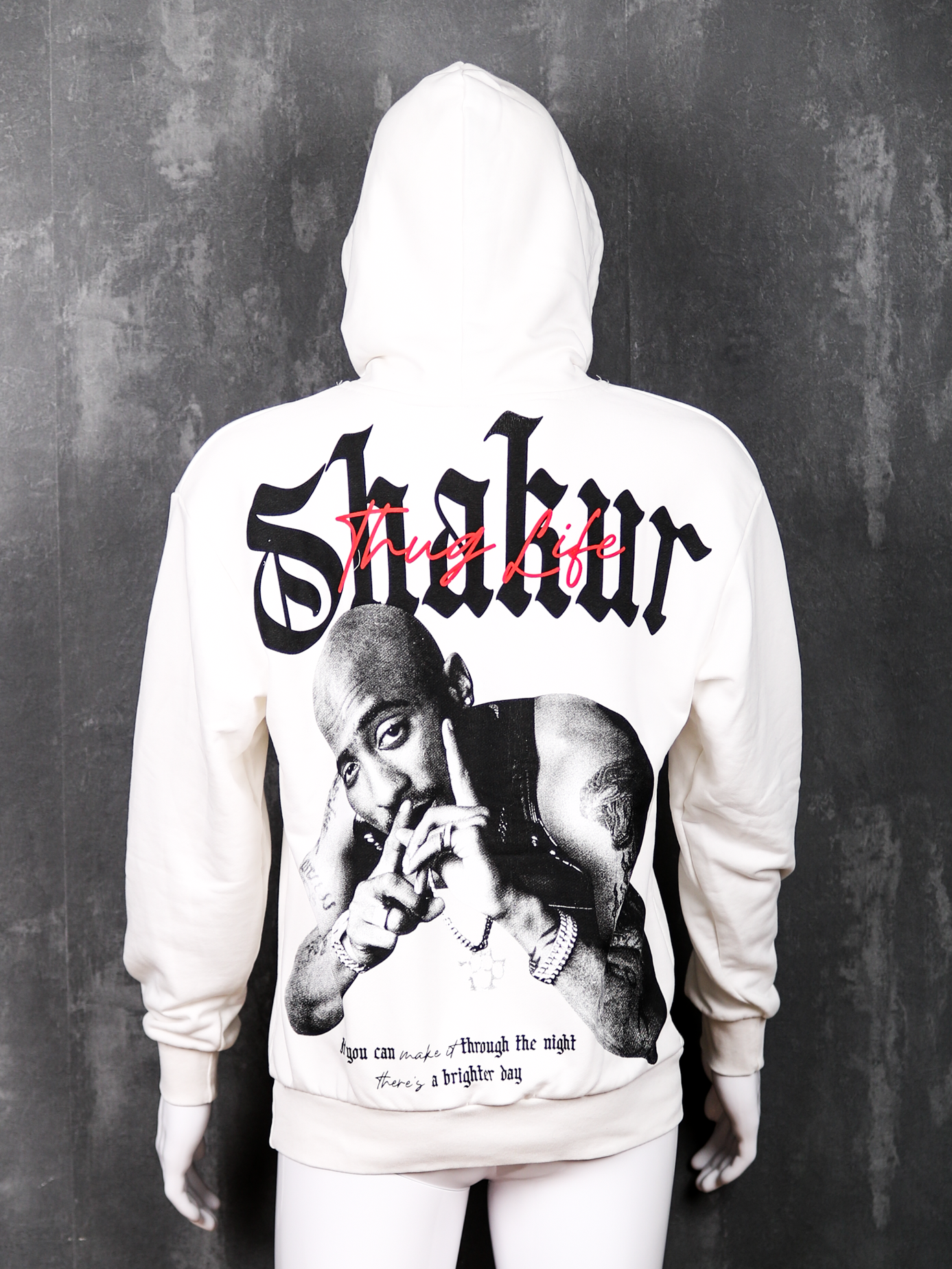 GANGS Shakur ThugLife Statement Hoodie Streetstyle