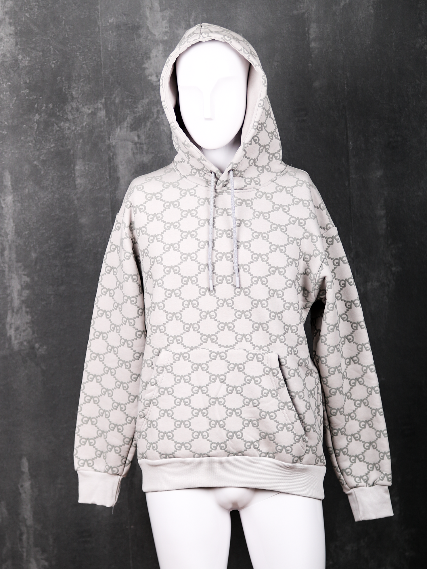 GANGS Allover Monogram Hoodie Streetstyle