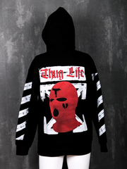 GANGS Thug Life Statement Hoodie Streetstyle