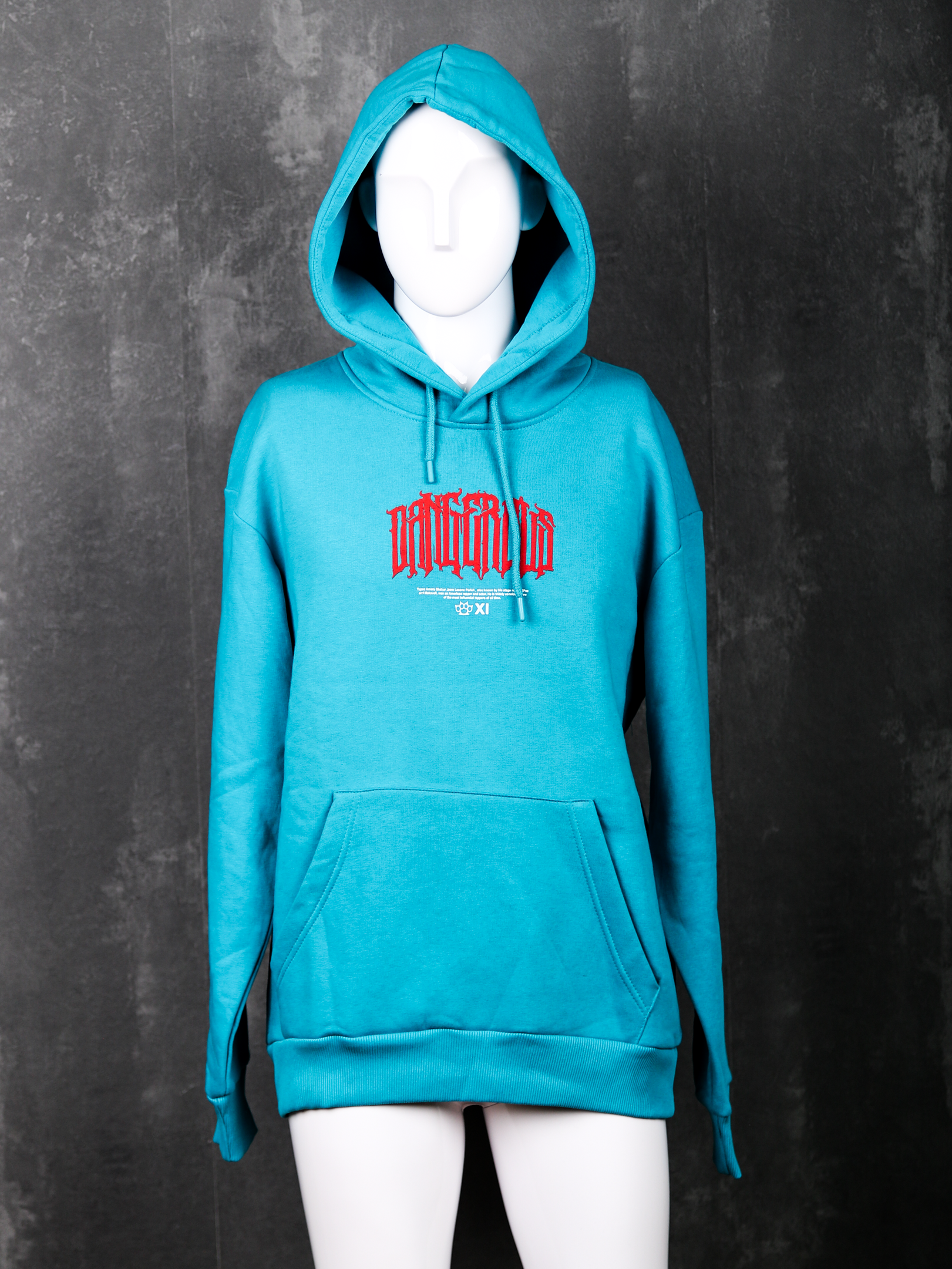 GANGS Dangerous Statement Hoodie Maskenprint