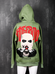 GANGS Dangerous Statement Hoodie Maskenprint