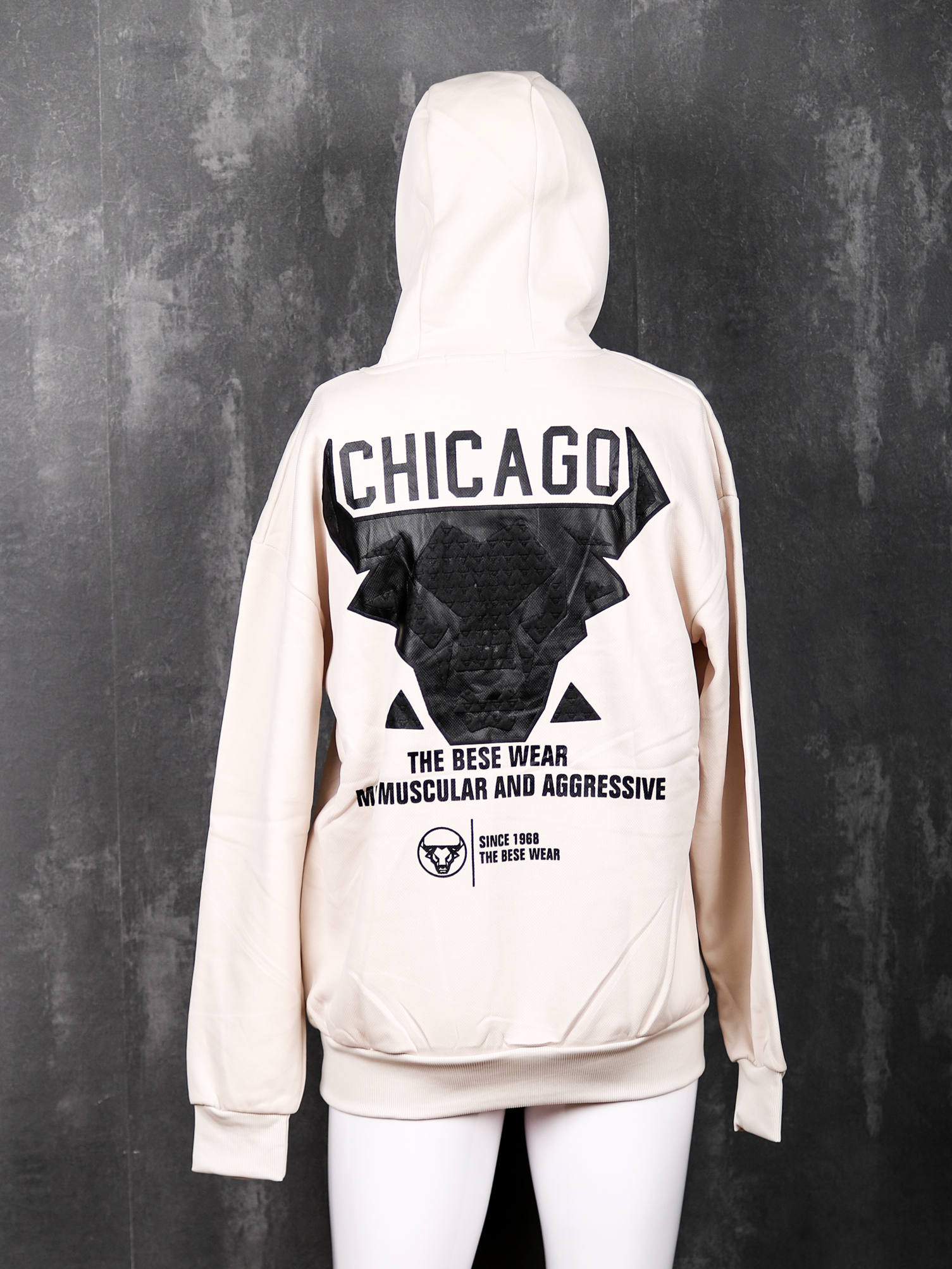 KUMA Chicago Bull Statement Hoodie Beige