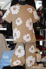 Gangs Cloud Print T-Shirt und Shorts Set – Lässig & Trendig!