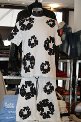 Gangs Cloud Print T-Shirt und Shorts Set – Lässig & Trendig!