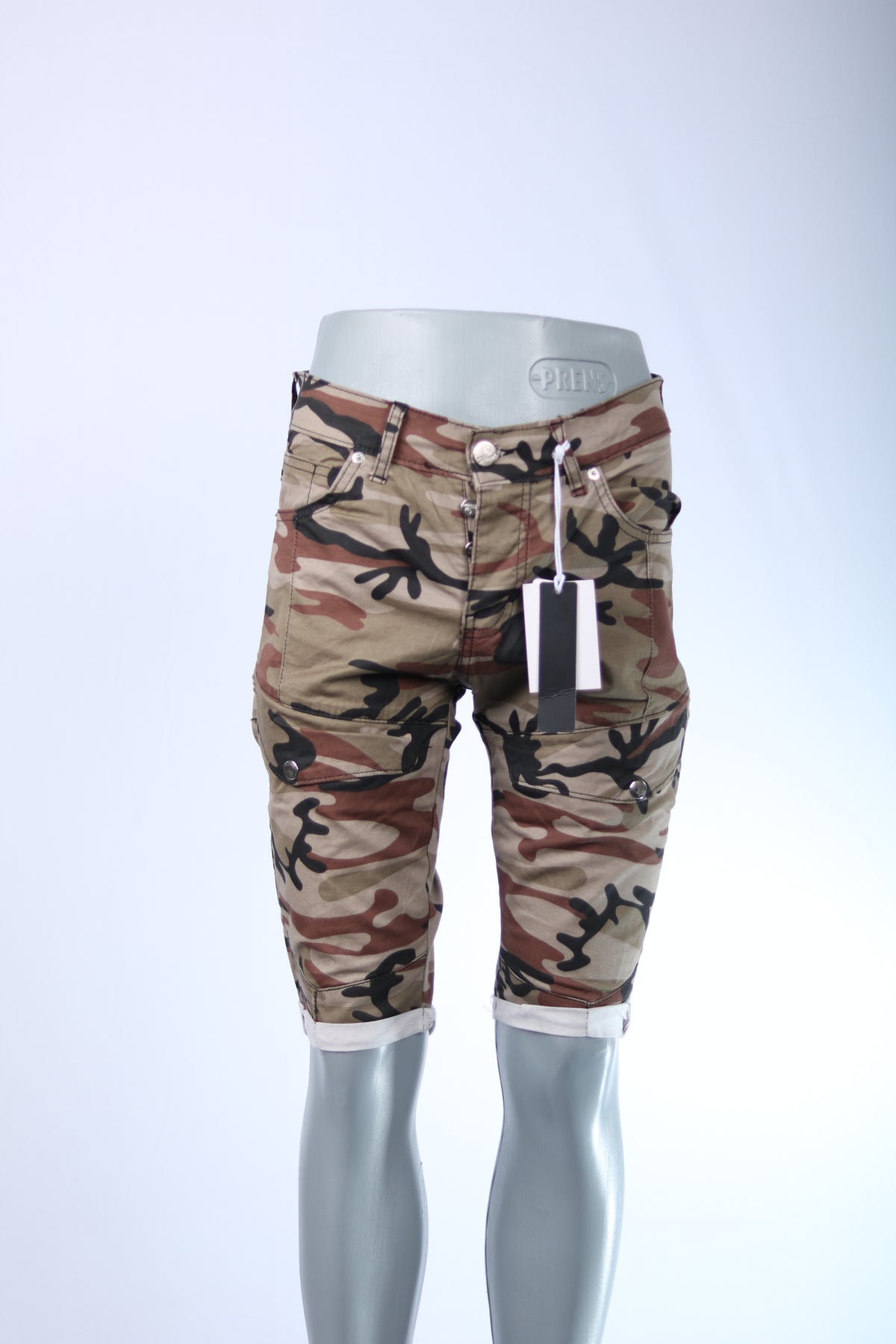 Denim Imerium Camo Shorts – Slim Fit