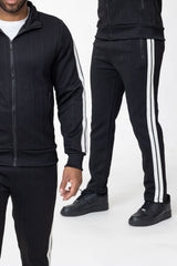 Zayne Embossed Stripe Set – Urban Edition